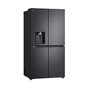 LG 641L French Door Side-by-Side  (Essence Black) - Energiklasse E, Vann/isdispenser med vanntilkobling, Smart Diagnosis™ med Wi-Fi, GML960EVBE