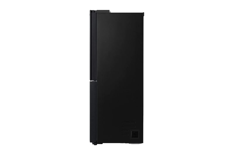 LG 638L InstaView Door in Door French Door (Matte Black) - Energiklasse F, Vand-/isdispenser med vandtilkobling og Smart Diagnosis™ med Wi-Fi, GMX945MC9F