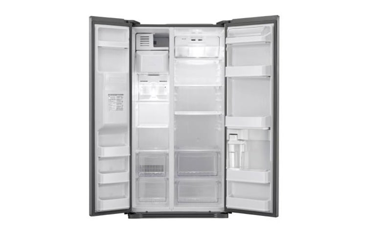 LG Afrimningsfrit side-by-side-skab i med Non Plumbing isdispenser (508 L), GS3159AVHV