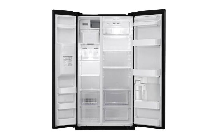 LG Afrimningsfrit side-by-side-skab i med Non Plumbing isdispenser (508 L), GS3159WBHV