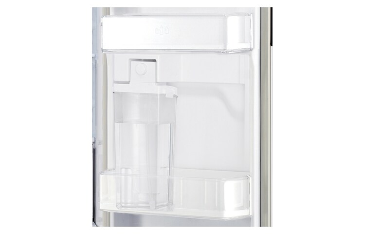 LG Afrimningsfrit side-by-side-skab med Non Plumbing dispenser for vand- og is (614 L), GS9366PZYZL