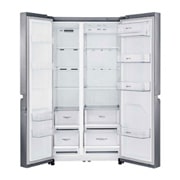 LG 642L Side by Side (Shiny Steel) - Energiklasse F og Smart Diagnosis™ med Wi-Fi, GSB760PZXZ