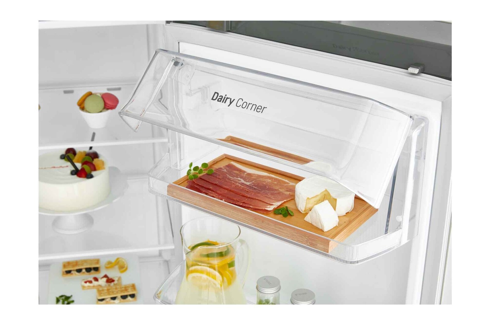 LG 642L Side by Side (Shiny Steel) - Energiklasse F og Smart Diagnosis™ med Wi-Fi, GSB760PZXZ