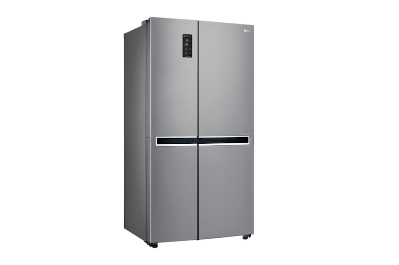 LG 642L Side by Side (Shiny Steel) - Energiklasse F og Smart Diagnosis™ med Wi-Fi, GSB760PZXZ