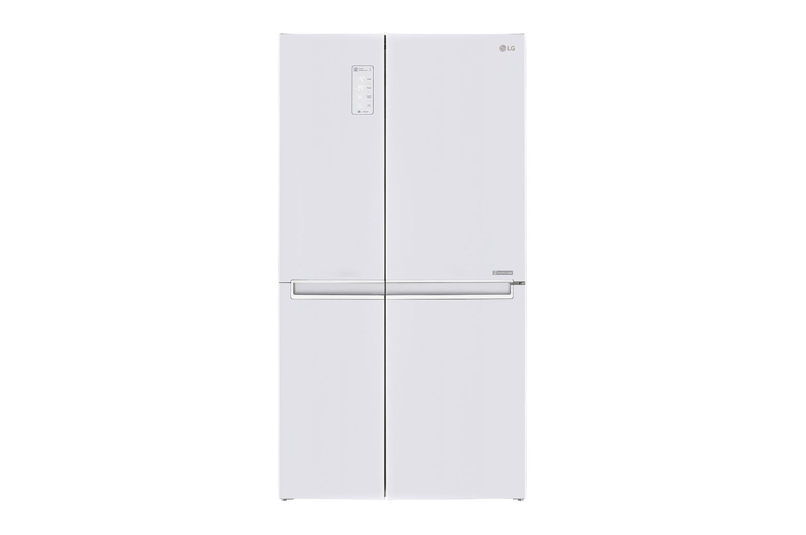 Visning forfra af 642L Side by Side (Hvid) - Energiklasse F og Smart Diagnosis™ med Wi-Fi GSB760SWXV