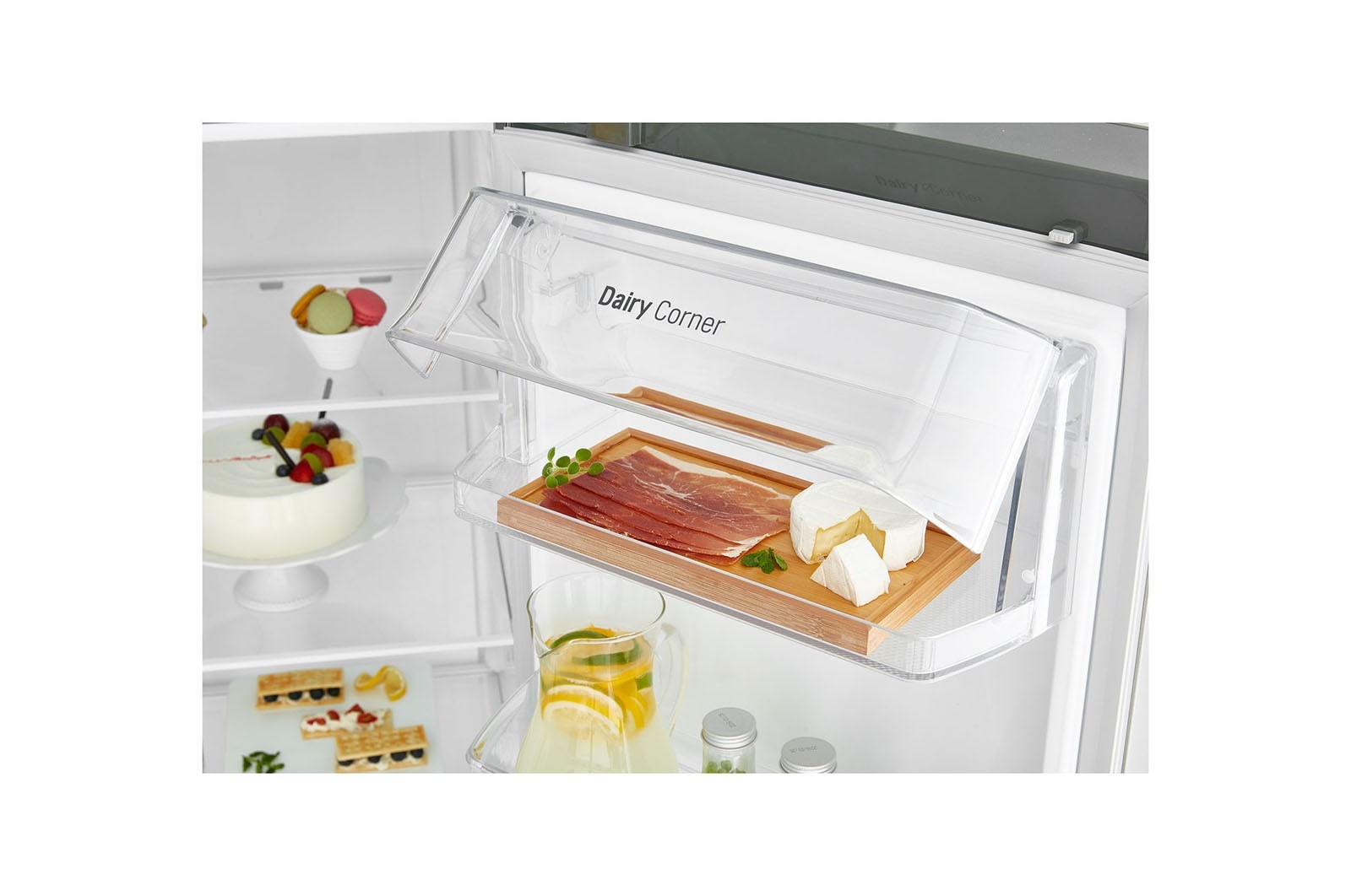 LG 642L Side by Side (Hvid) - Energiklasse F og Smart Diagnosis™ med Wi-Fi, GSB760SWXV