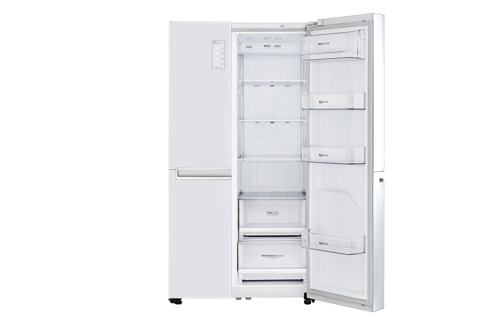 LG 642L Side by Side (Hvid) - Energiklasse F og Smart Diagnosis™ med Wi-Fi, GSB760SWXV