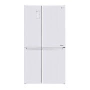 Visning forfra af 642L Side by Side (Hvid) - Energiklasse F og Smart Diagnosis™ med Wi-Fi GSB760SWXV