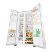LG 642L Side by Side (Hvid) - Energiklasse F og Smart Diagnosis™ med Wi-Fi, GSB760SWXV