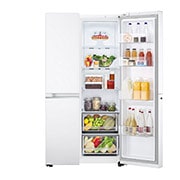 LG 662L Side by Side (Hvid), Energiklasse E, Smart Diagnosis™, GSBC40SWPE