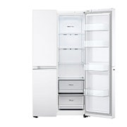 LG 662L Side by Side (Hvid), Energiklasse E, Smart Diagnosis™, GSBC40SWPE