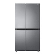 Visning forfra af 655L Side by Side (Dark Graphite), Energiklasse F, Smart Diagnosis™ GSBV70DSTM