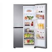 LG 655L Side by Side (Dark Graphite), Energiklasse F, Smart Diagnosis™, GSBV70DSTM