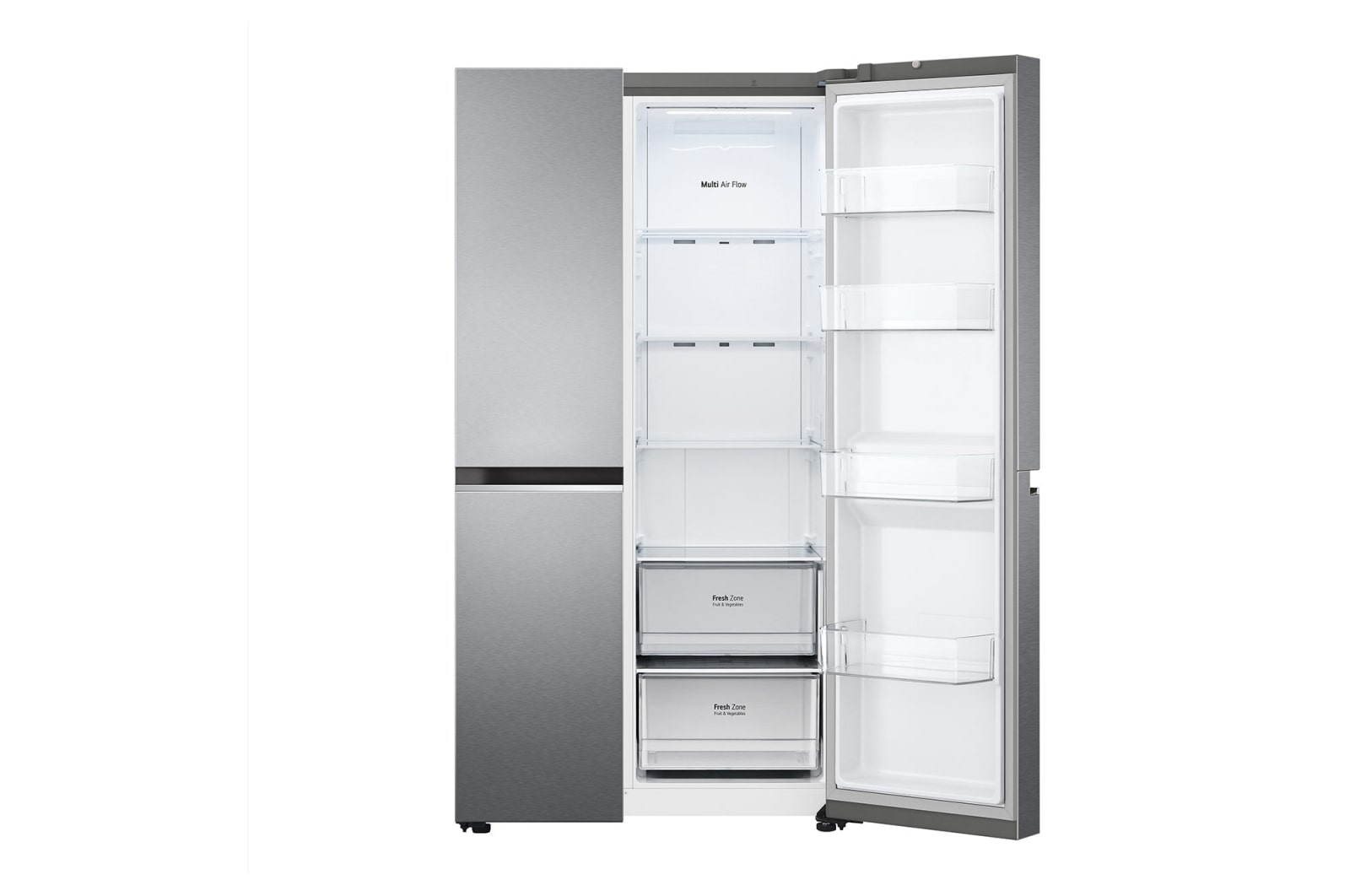 LG 655L Side by Side (Dark Graphite), Energiklasse F, Smart Diagnosis™, GSBV70DSTM