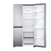 LG 662L Side by Side (Prime Silver), Energiklasse E , Smart Diagnosis™, GSBC40PYPE