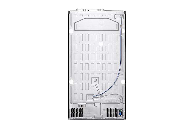 LG 635L InstaView™ Side by Side (Matte Black), Energiklasse E, Vand-/isdispenser med vandtilkobling, Smart Diagnosis™ med Wi-Fi, GSGV80EPLL