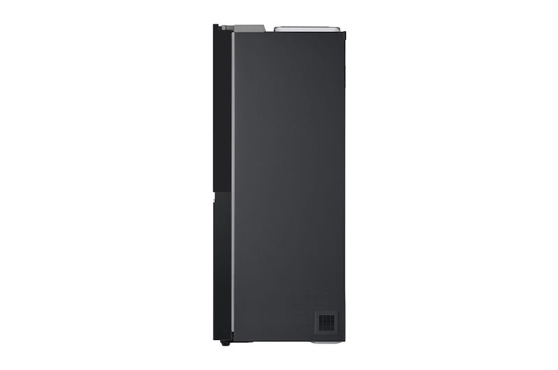 LG 635L InstaView™ Side by Side (Essence Matte Black), Energiklasse D, Vand-/isdispenser uden vandtilkobling, Smart Diagnosis™ med Wi-Fi, GSGV81EPLD