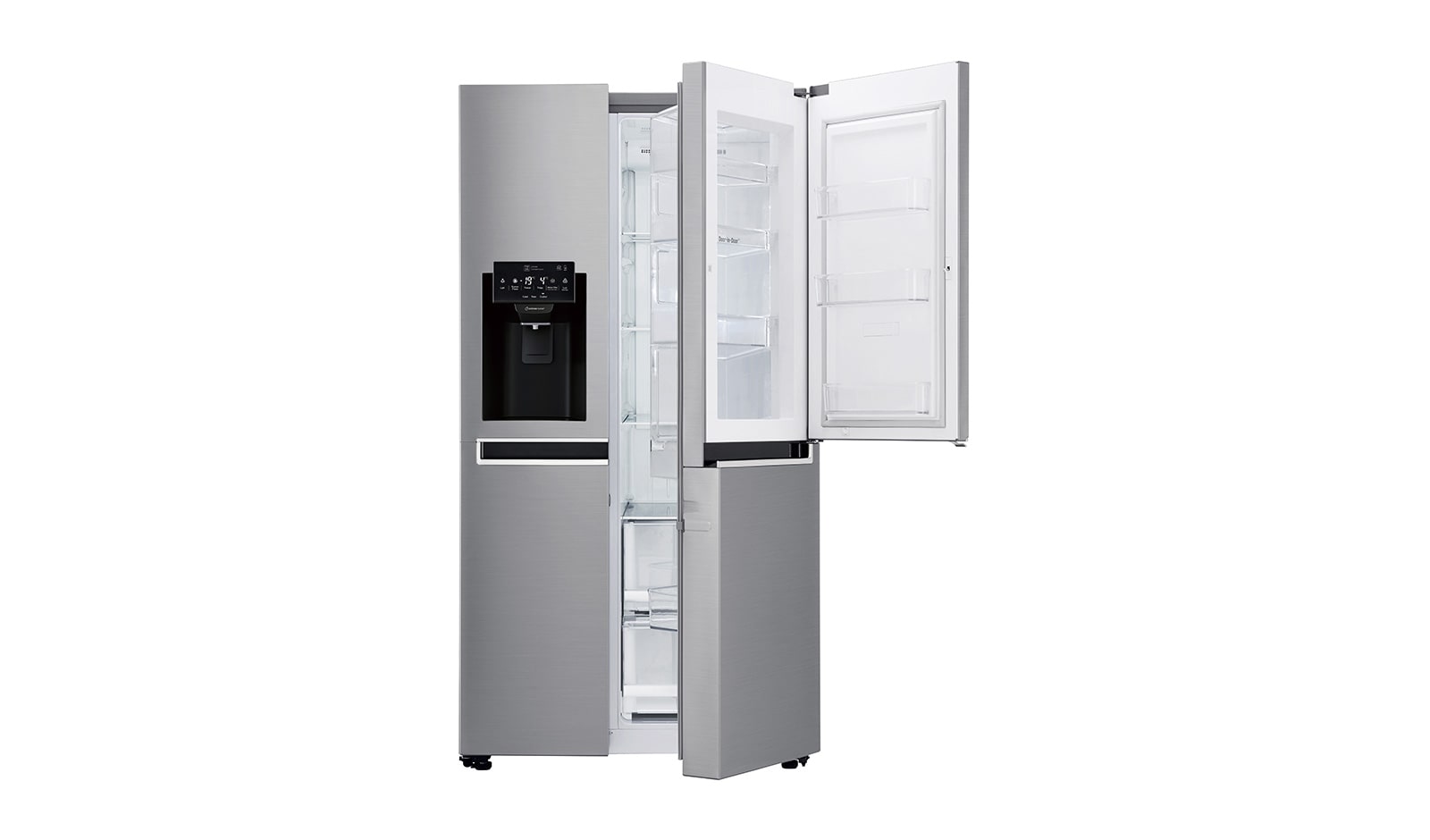 625L Side by Side (Shiny Steel) Energiklasse F, Vand