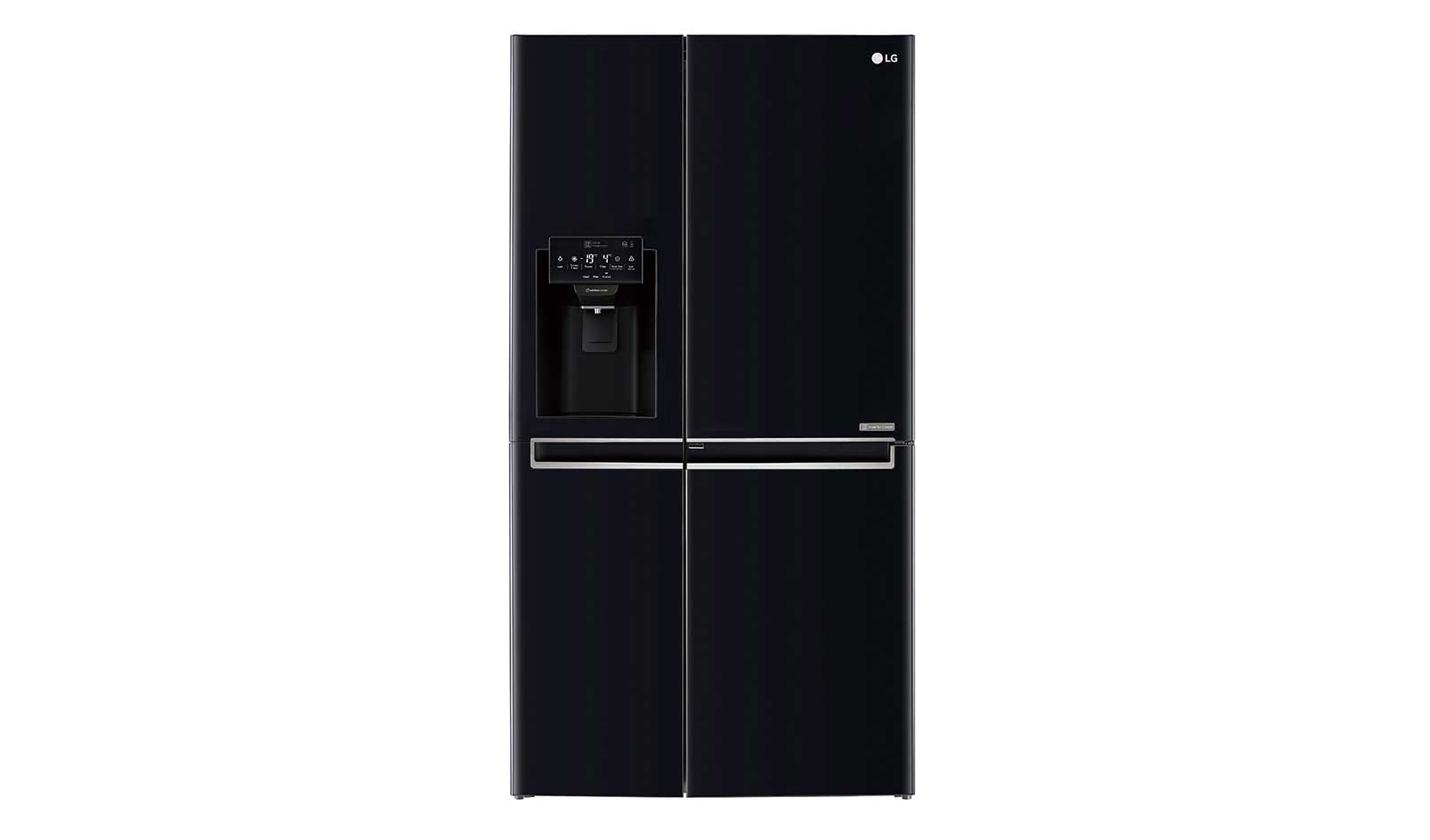 LG 625L Side by Side (Black) Energiklasse F, Vand-/isdispenser med vandtilkobling, Smart Diagnosis™ med Wi-Fi, GSJ760WBXV