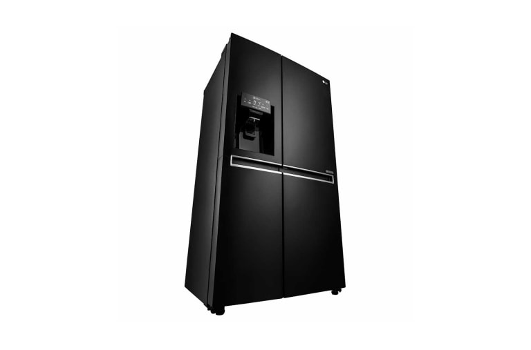 LG 625L Side by Side (Black) Energiklasse F, Vand-/isdispenser med vandtilkobling, Smart Diagnosis™ med Wi-Fi, GSJ760WBXV