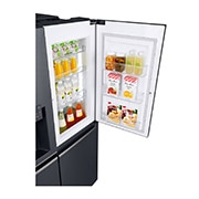 LG 625L Side by Side (Matte Black) - Energiklasse F, Vand-/isdispenser uden vandtilkobling, Smart Diagnosis™ med Wi-Fi, GSJ761MCUZ