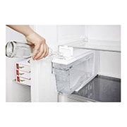 LG 625L Side by Side (Matte Black) - Energiklasse F, Vand-/isdispenser uden vandtilkobling, Smart Diagnosis™ med Wi-Fi, GSJ761MCUZ