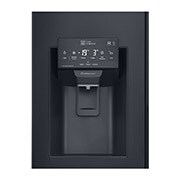 LG 625L Side by Side (Matte Black) - Energiklasse F, Vand-/isdispenser uden vandtilkobling, Smart Diagnosis™ med Wi-Fi, GSJ761MCUZ