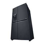 LG 625L Side by Side (Matte Black) - Energiklasse F, Vand-/isdispenser uden vandtilkobling, Smart Diagnosis™ med Wi-Fi, GSJ761MCUZ