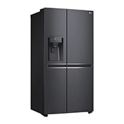 LG 625L Side by Side (Matte Black) - Energiklasse F, Vand-/isdispenser uden vandtilkobling, Smart Diagnosis™ med Wi-Fi, GSJ761MCZZ