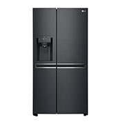 LG 625L Side by Side (Matte Black) - Energiklasse F, Vand-/isdispenser uden vandtilkobling, Smart Diagnosis™ med Wi-Fi, GSJ761MCZZ