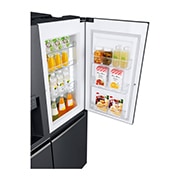 LG 625L Side by Side (Matte Black) - Energiklasse F, Vand-/isdispenser uden vandtilkobling, Smart Diagnosis™ med Wi-Fi, GSJ761MCZZ