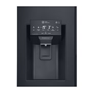 LG 625L Side by Side (Matte Black) - Energiklasse F, Vand-/isdispenser uden vandtilkobling, Smart Diagnosis™ med Wi-Fi, GSJ761MCZZ