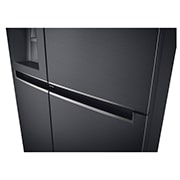 LG 625L Side by Side (Matte Black) - Energiklasse F, Vand-/isdispenser uden vandtilkobling, Smart Diagnosis™ med Wi-Fi, GSJ761MCZZ