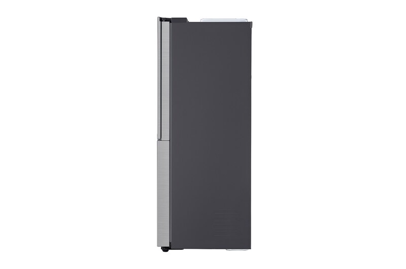 LG 625L Door in Door™ Side by Side (Shiny Steel) - Energiklasse E, Vand-/isdispenser uden vandtilkobling og Smart Diagnosis™ med Wi-Fi, GSJ761PZEE