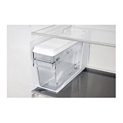 LG 625L Door in Door™ Side by Side (Shiny Steel) - Energiklasse E, Vand-/isdispenser uden vandtilkobling og Smart Diagnosis™ med Wi-Fi, GSJ761PZEE