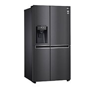 LG 625L Side by Side (Matte Black) - Energiklasse E, Vand-/isdispenser med vandtilkobling, Smart Diagnosis™ med Wi-Fi, GSJ960MCCZ