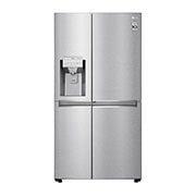 LG 625L Door in Door™ Side by Side (Noble Steel) - Energiklasse E, Vand-/isdispenser med vandtilkobling og Smart Diagnosis™ med Wi-Fi, GSJ960NSZE