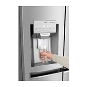 LG 625L Door in Door™ Side by Side (Noble Steel) - Energiklasse E, Vand-/isdispenser med vandtilkobling og Smart Diagnosis™ med Wi-Fi, GSJ960NSZE