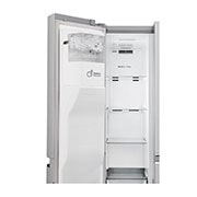 LG 625L Door in Door™ Side by Side (Noble Steel) - Energiklasse E, Vand-/isdispenser med vandtilkobling og Smart Diagnosis™ med Wi-Fi, GSJ960NSZE