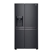 LG 625L Side by Side (Matte Black) - Energiklasse E, Vand-/isdispenser uden vandtilkobling, Smart Diagnosis™ med Wi-Fi, GSJ961MCCZ