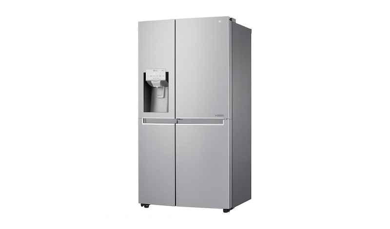 LG 625L Side by Side (Noble Steel) Energiklasse F, Vand-/isdispenser uden vandtilkobling, Smart Diagnosis™ med Wi-Fi, GSJ961NSUZ
