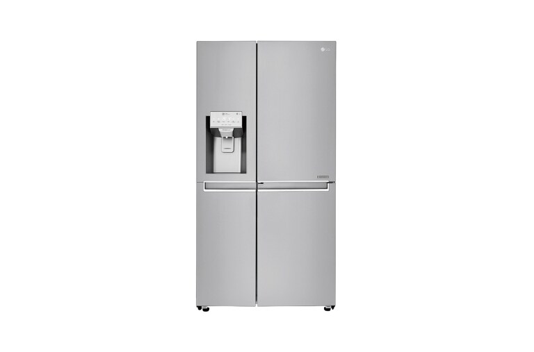 LG 625L Side by Side (Noble Steel) Energiklasse F, Vand-/isdispenser uden vandtilkobling, Smart Diagnosis™ med Wi-Fi, GSJ961NSUZ