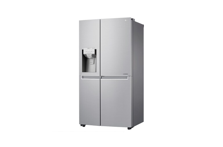 LG 625L Side by Side (Noble Steel) Energiklasse F, Vand-/isdispenser uden vandtilkobling, Smart Diagnosis™ med Wi-Fi, GSJ961NSUZ