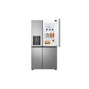 LG 641L Door in Door™ Side by Side (Prime Silver), Energiklasse E, Vand-/isdispenser uden vandtilkobling, Smart Diagnosis™ , GSJC41PYPE
