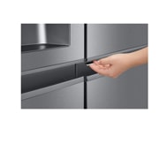 LG 634L Door in Door™ Side by Side (Dark Graphite), Energiklasse F, Vand-/isdispenser uden vandtilkobling, Smart Diagnosis™, GSJV31DSXF