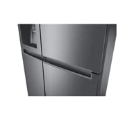 LG 634L Door in Door™ Side by Side (Dark Graphite), Energiklasse F, Vand-/isdispenser uden vandtilkobling, Smart Diagnosis™, GSJV31DSXF