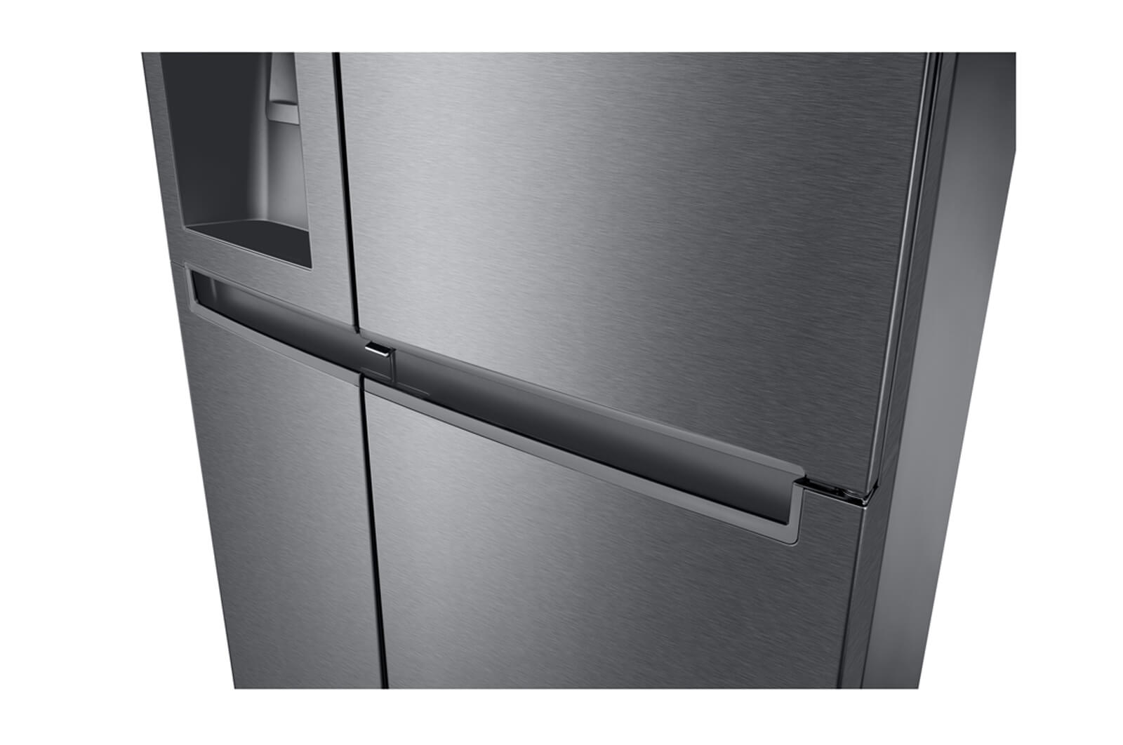LG 634L Door in Door™ Side by Side (Dark Graphite), Energiklasse F, Vand-/isdispenser uden vandtilkobling, Smart Diagnosis™, GSJV31DSXF