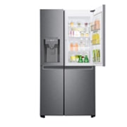 LG 634L Door in Door™ Side by Side (Dark Graphite), Energiklasse F, Vand-/isdispenser uden vandtilkobling, Smart Diagnosis™, GSJV31DSXF