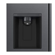 LG 635L Door in Door™ Side by Side (Matte Black Steel), Energiklasse E, Vand-/isdispenser med vandtilkobling, Smart Diagnosis™ med Wi-Fi, GSJV70MCLE