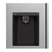 LG 635L Door in Door™ Side by Side (Shiny Steel), Energiklasse F, Vand-/isdispenser med vandtilkobling, Smart Diagnosis™ med Wi-Fi, GSJV70PZTF